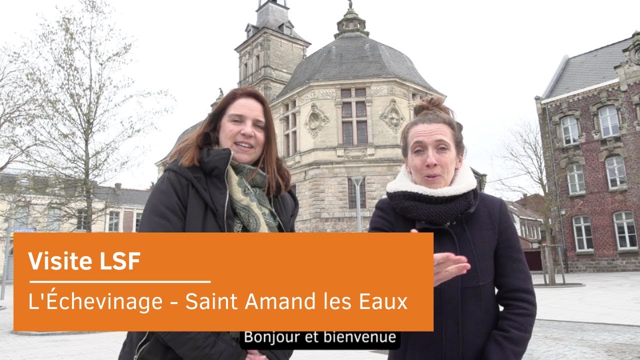 Visites avec interpr&egrave;te LSF de l'&Eacute;chevinage de Saint-Amand-les-Eaux + atelier de calligraphie 😍