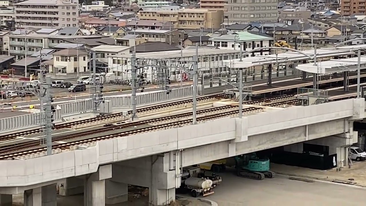 JR松山駅周辺の様子 2026年1月4日