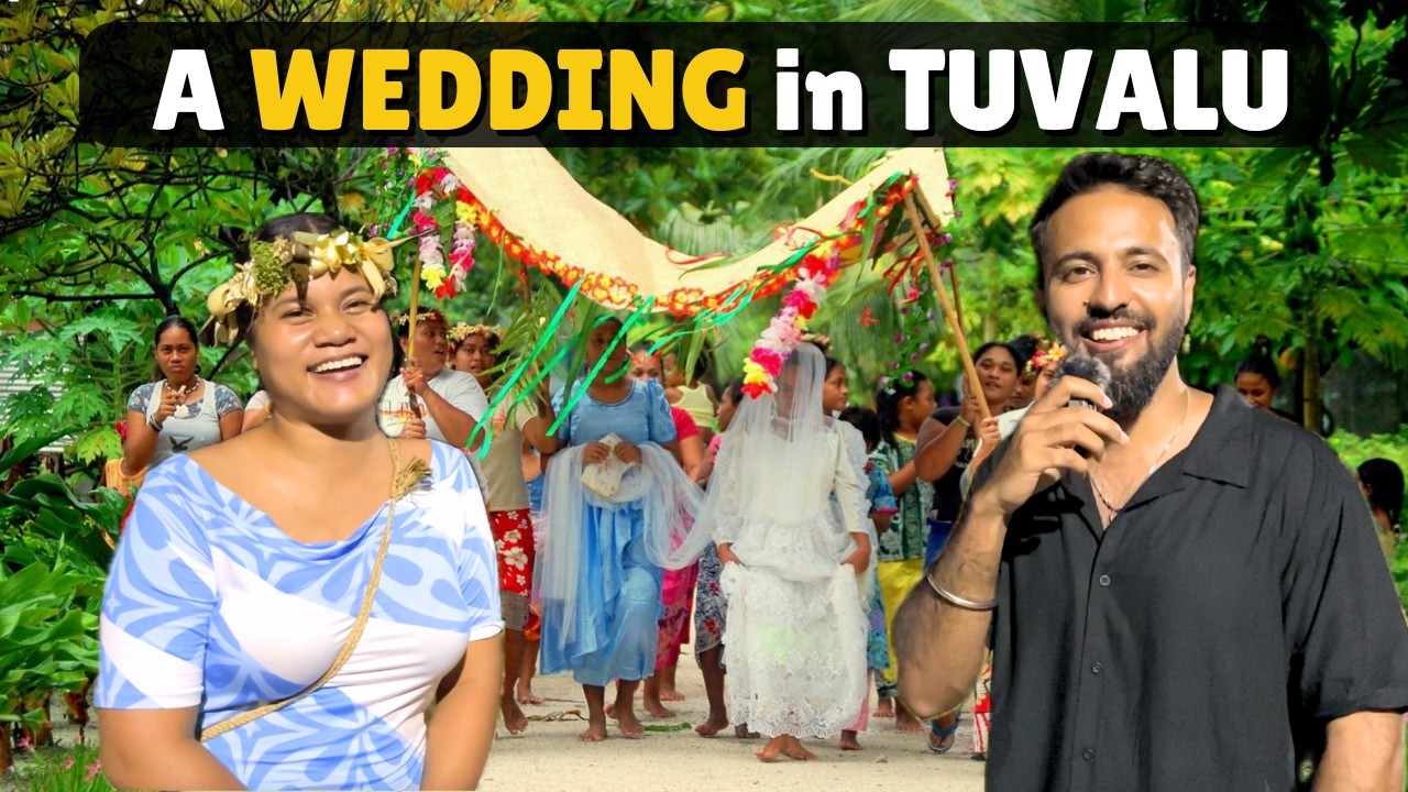 Crashing a WEDDING in TUVALU + their NIGHTLIFE 🤪