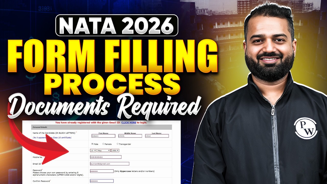 NATA 2026 Application Form Filling Step-by-Step | Documents Required & Mistakes to Avoid