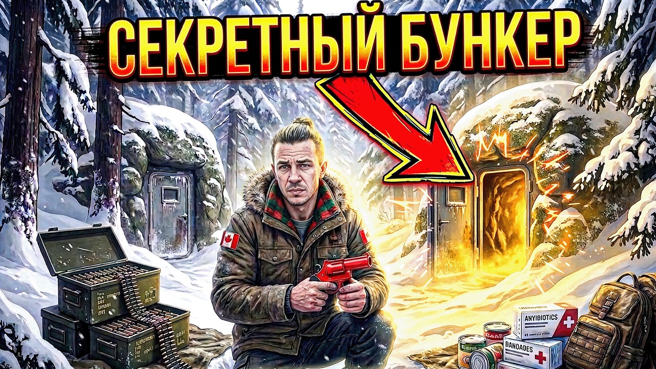 Я НАШЕЛ СЕКРЕТНЫЙ БУНКЕР! | 100 Дней в The Long Dark (День 2)