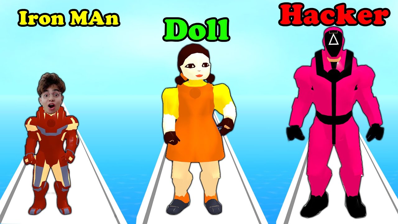 NẾU THẮNG TÊ TÊ KẾT HỢP TẤT CẢ CÁC BỘ GIÁP IRON MAN VÀ SQUID GAME TRONG IRON SUIT