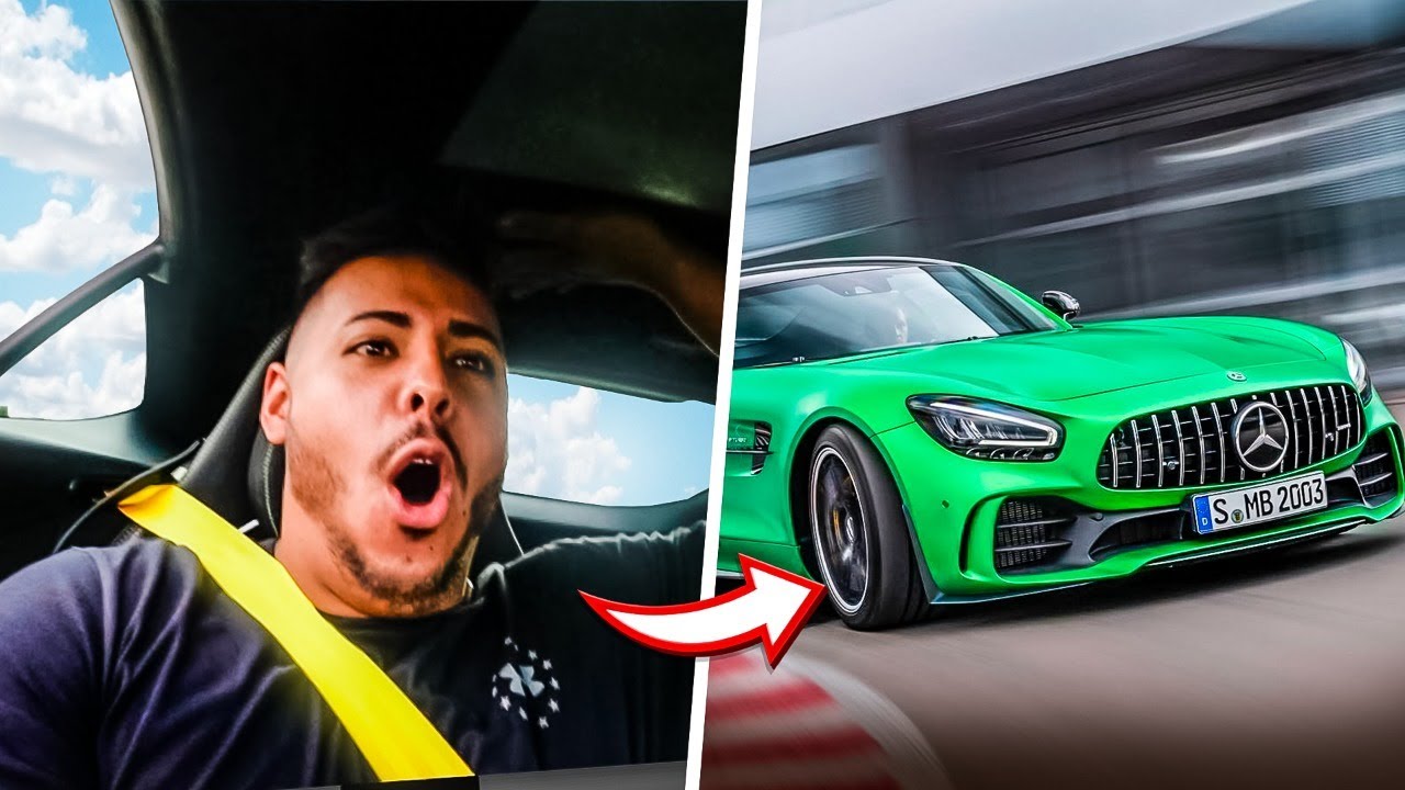 REAÇÃO do RENATO GARCIA na MERCEDES AMG GTS