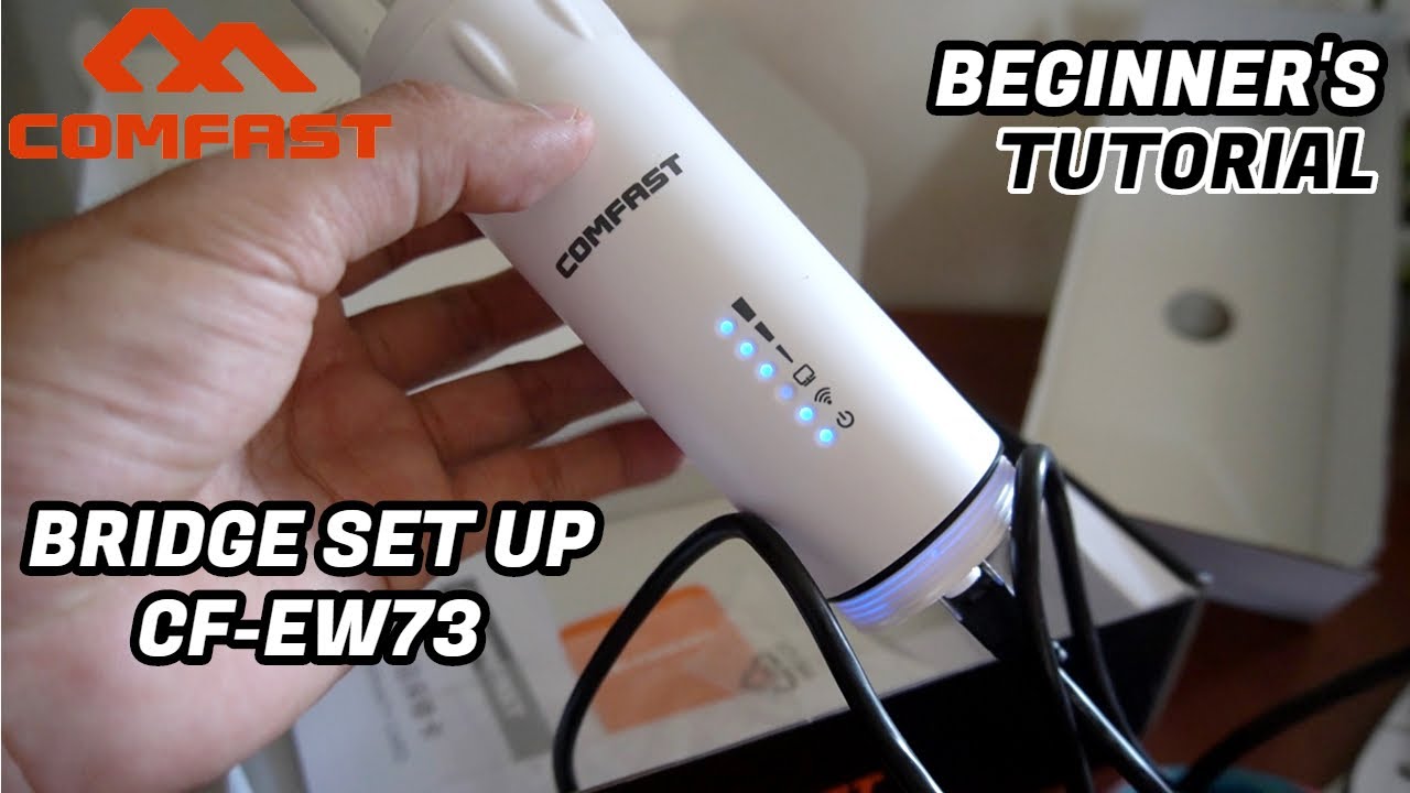 Pisowifi Comfast CF-EW73 (улица) в режиме моста. Очень простая настройка | Пошаговое руководство ...