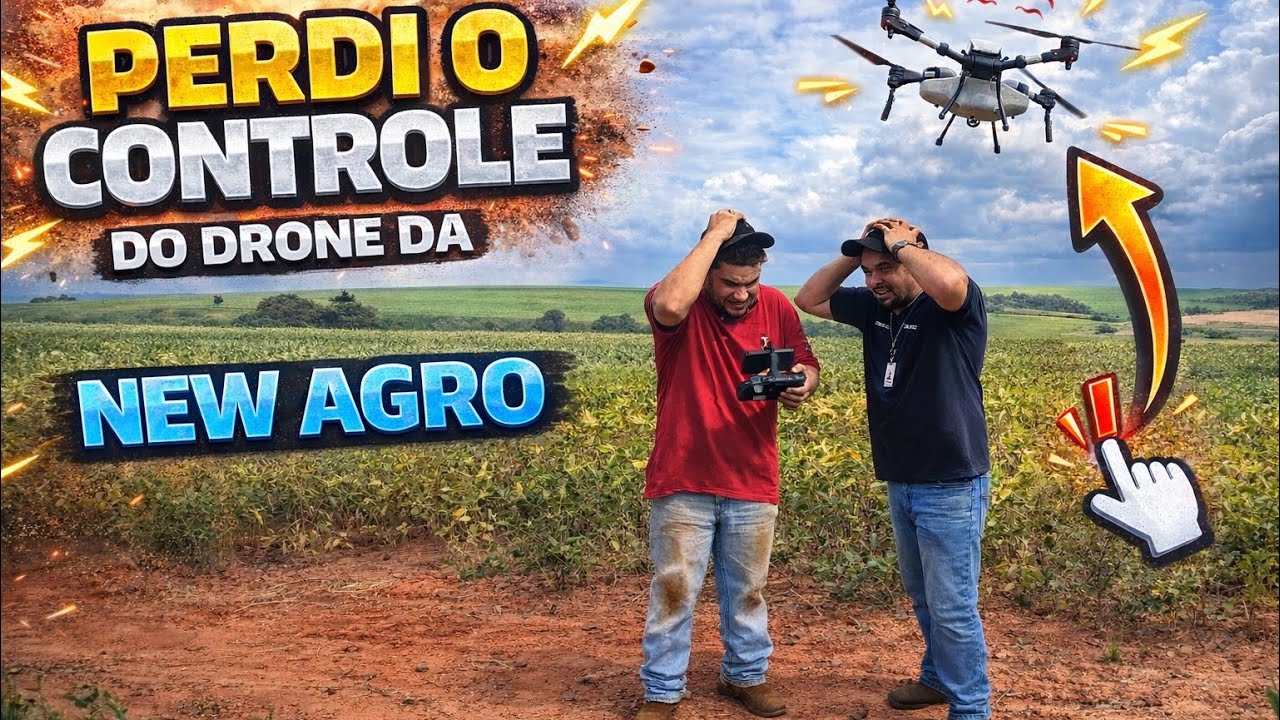 TESTANDO O NOVO DRONE DA NEW HOLLAND P-150