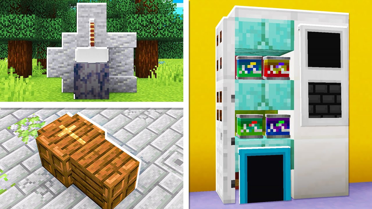 5 Things You Didn't Know You Could Build in Minecraft! (NO MODS!)
