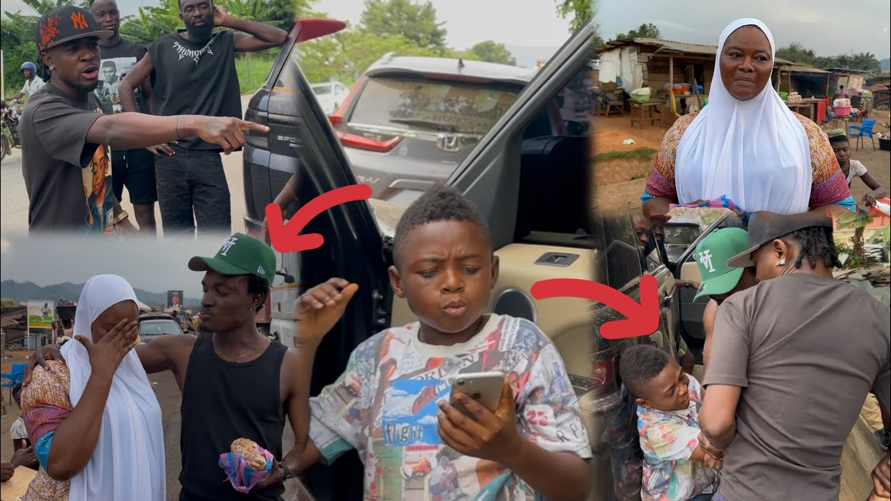 Road To NkawNkaw😳Why Frank Naro F!ght Yaw Dabo.Unbelievable A Female Street Hawker Surprise Gunshot🔥