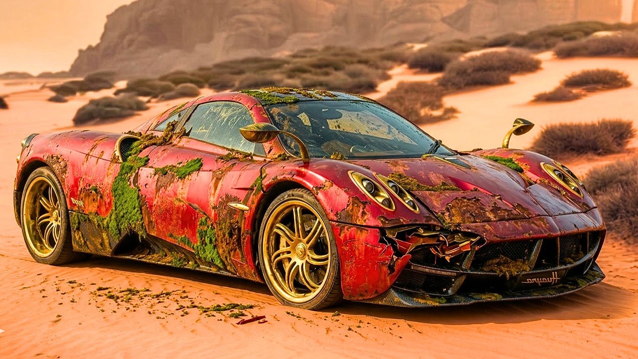 Rebuilding A WRACKED PAGANI Huayra Veo | ASMR Restoration