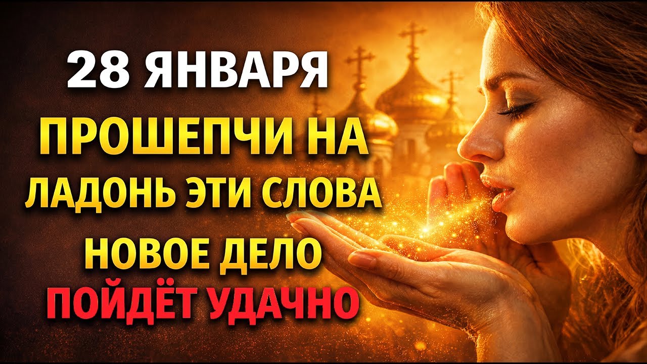28 ЯНВАРЯ: Прошепчи эти слова на ладонь — любое новое дело пойдёт удачно