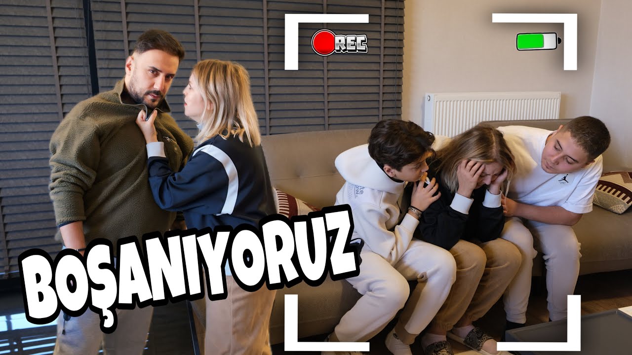 ÇOCUKLARIMA BOŞANIYORUZ ŞAKASI !! TARTIŞMA ÇIKTI