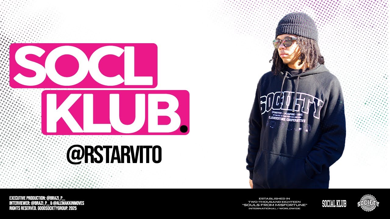 SOCL KLUB: @rstarvito GoodSocietys own kicks it on everything from modeling, music, skating  & more!
