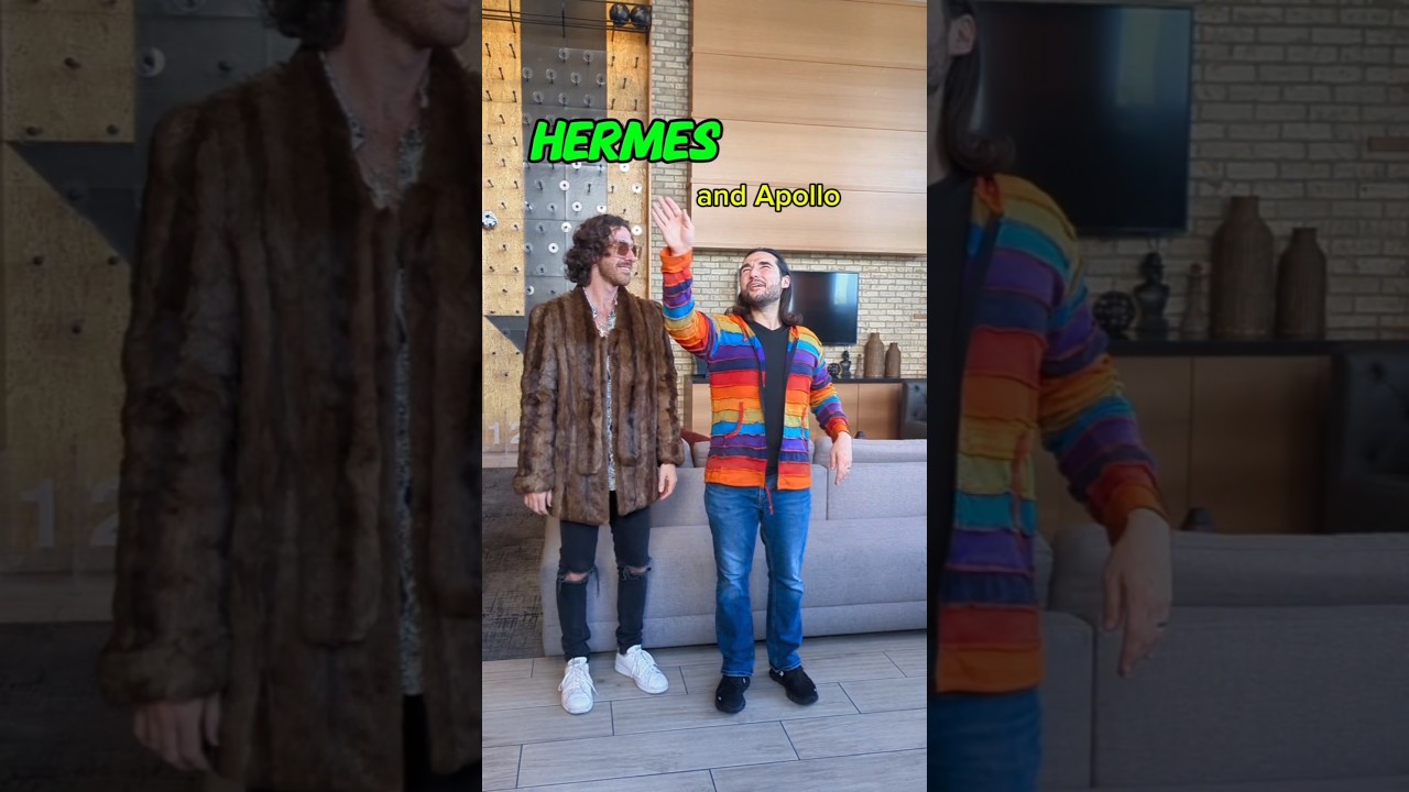 HERMES & APOLLO 🎶 #shorts #troy #music #apollo #epic