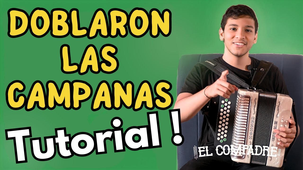 Doblaron Las Campanas, Diomedes Díaz (Tutorial de Acordeón)