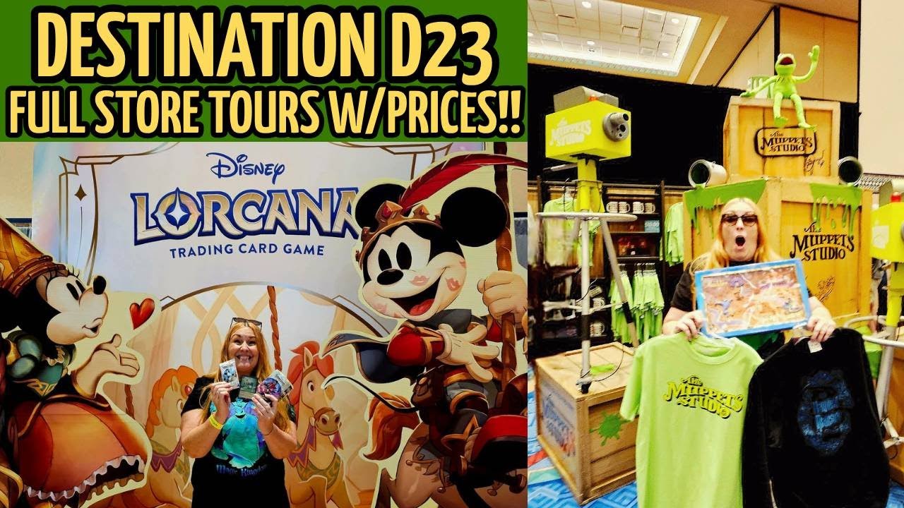 Exclusive Disney Merch at Destination D23| Mickey's of Glendale , Walt Disney Studios Store & More