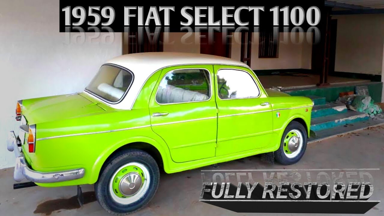 1959 ITALIAN BEAUTY | FIAT SELECT 1100 HAND GEAR | FULLY RESTORED CAR #FIATSELECT #TAPEMETER