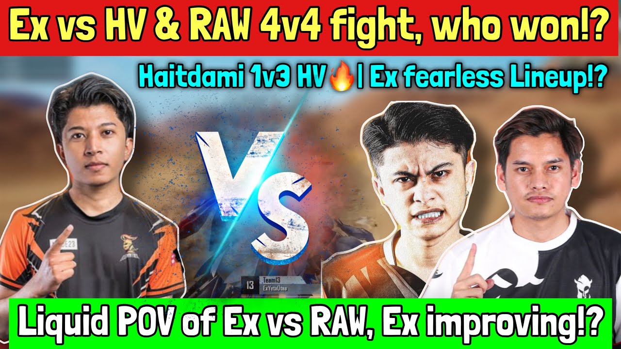 Elementrix vs HV & RAW Esports | ExHaitdami 1v3 HighVoltage | Liquid Reaction After Getting Wiped!