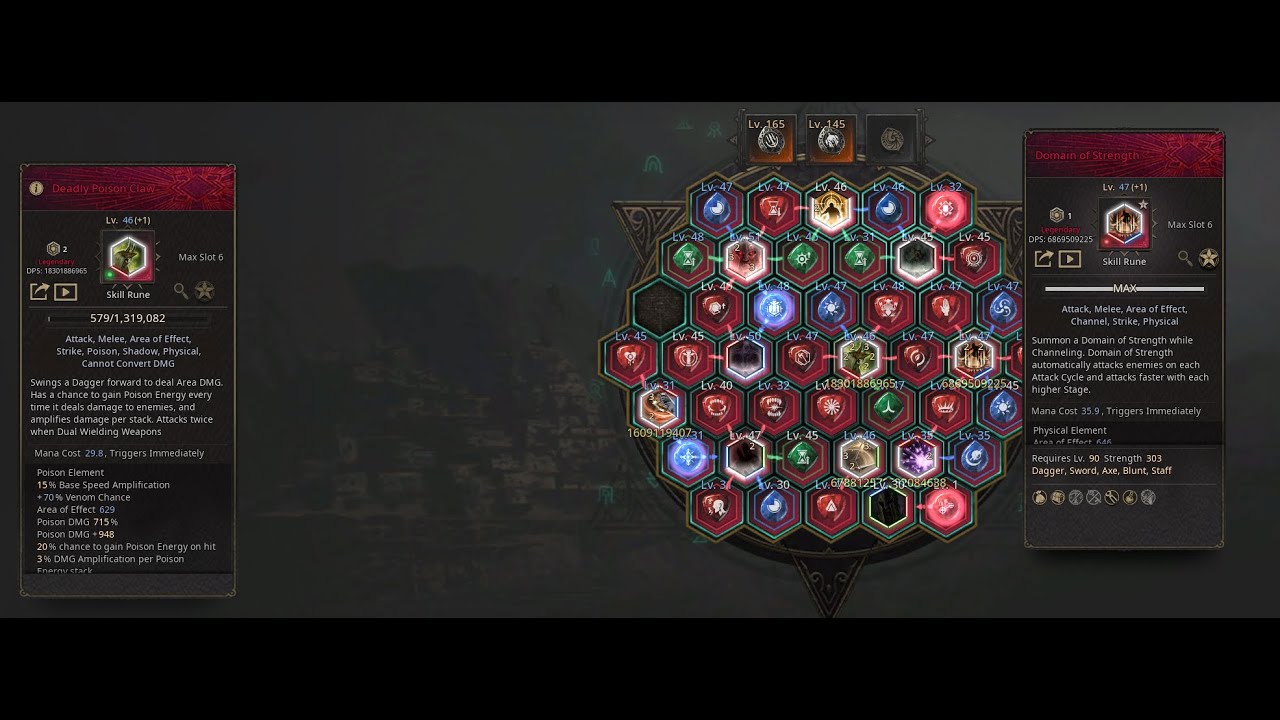 SEASON 10 - NEW GLOVE - DEADLY POISION CLAW + DOMAIN OF STRENGTH + DUAL ENERGY undecember new age