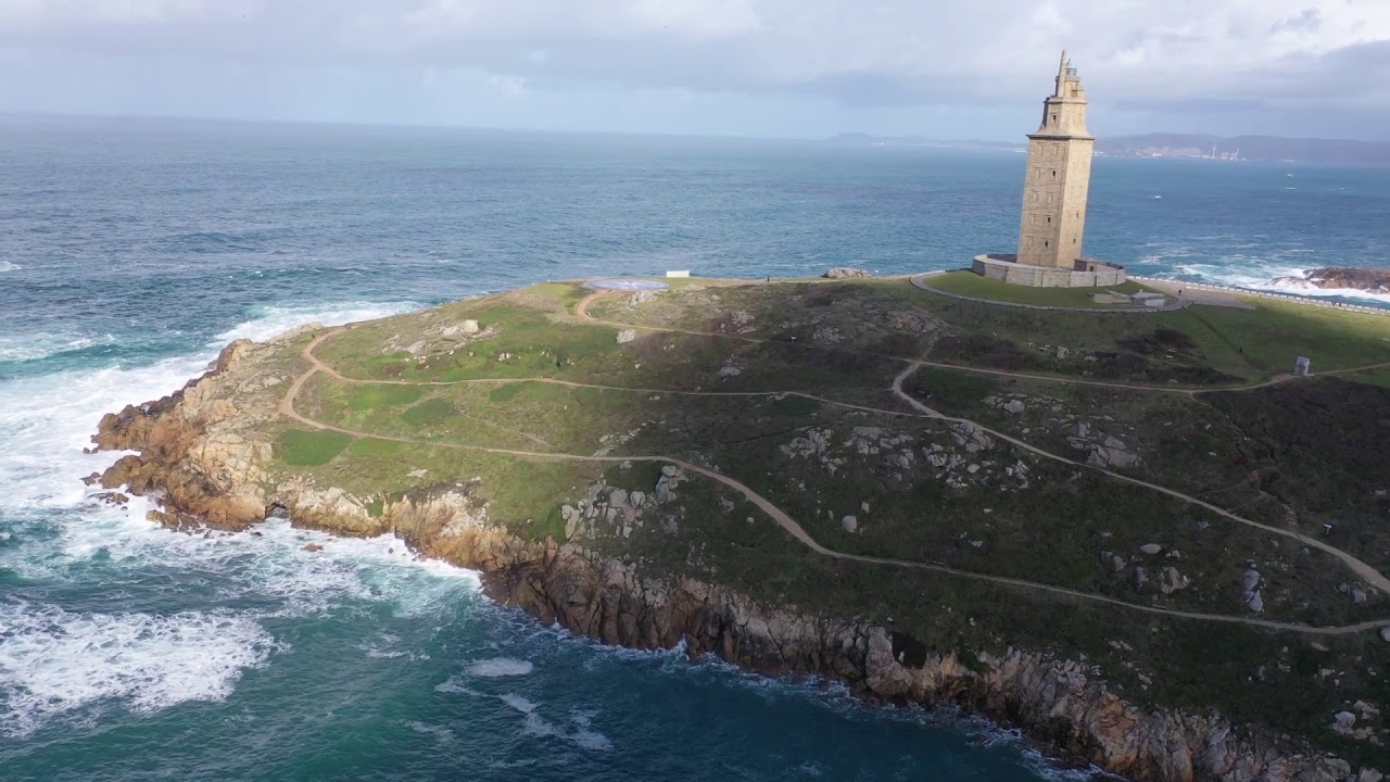 Torre de Hercules, Tower of hercules, La Coruna, Spain