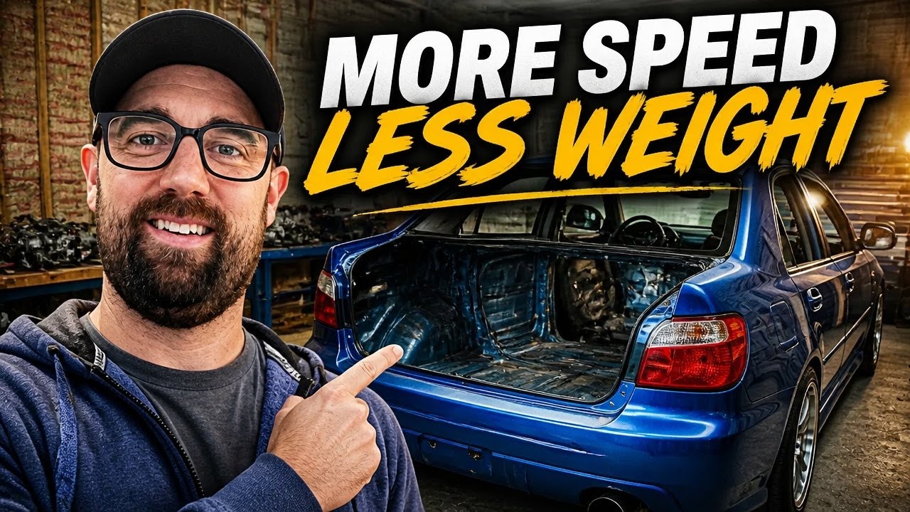 (Subaru Weight Reduction) Free, reliable way to make 20-25hp on a WRX/STI or any car.