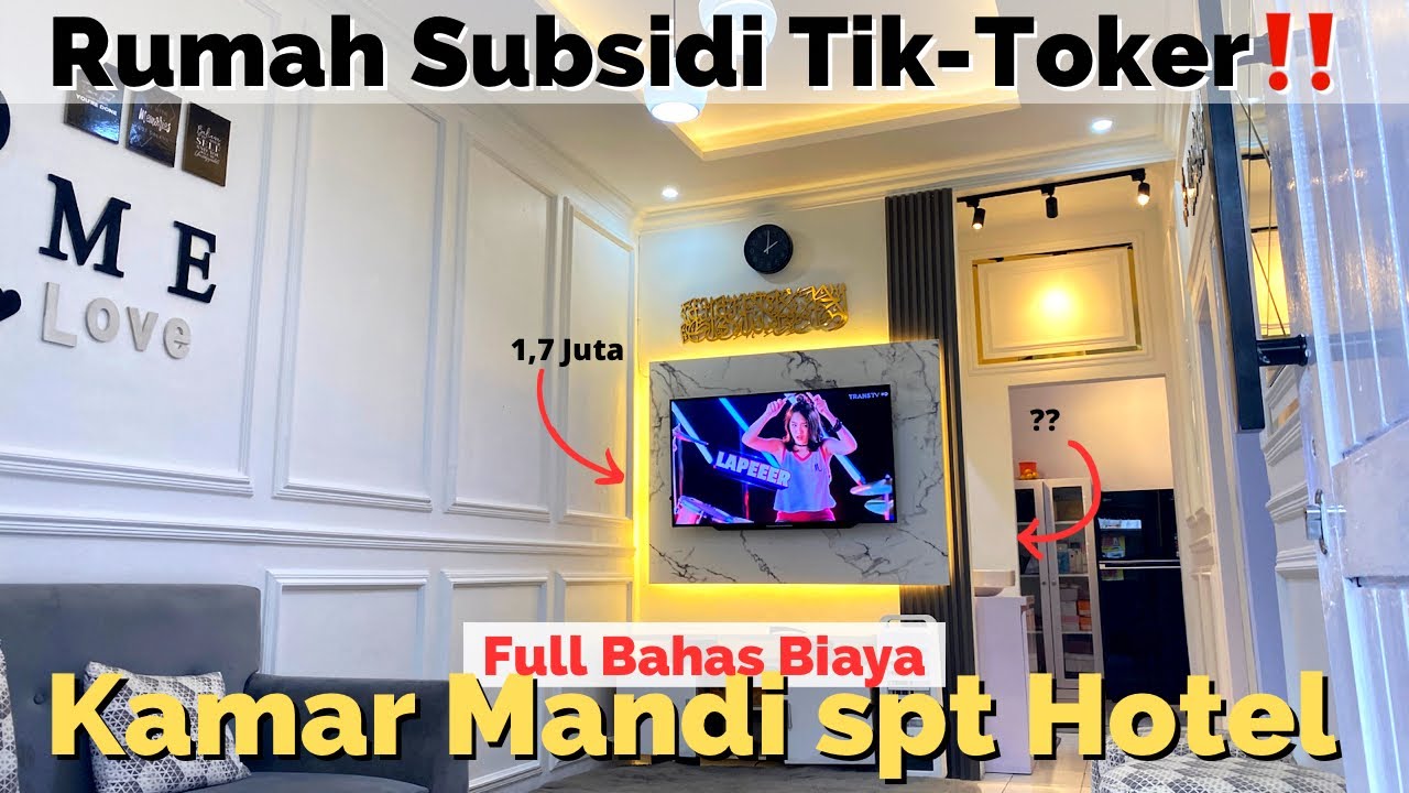 Renovasi Rumah Subsidi Viral❗️Milik TikToker & MC || Renovasi Dapur & Teras Menyesal