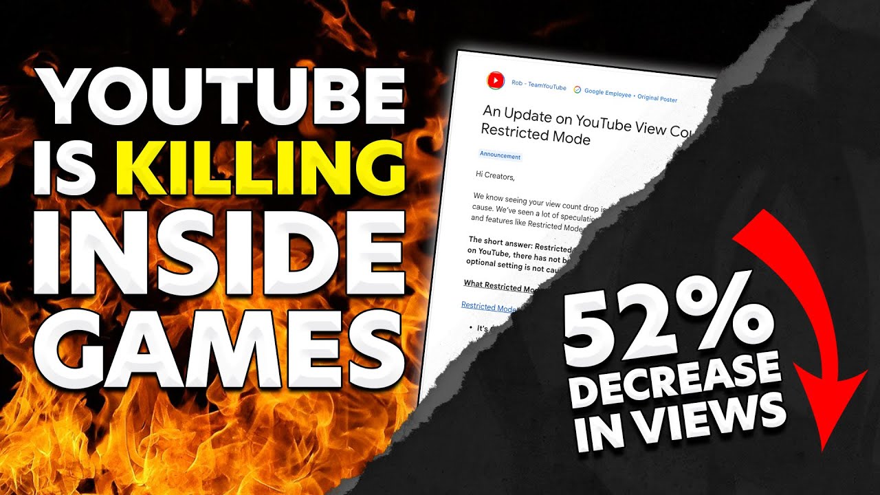 YouTube убивает наш канал &mdash; Inside Games Daily