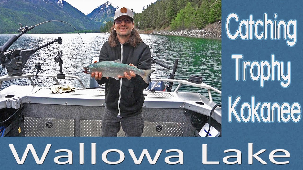 Home of the World's Largest Kokanee &ndash; Fishing for Giants - Wallowa Lake, Oregon #fishing #oregon