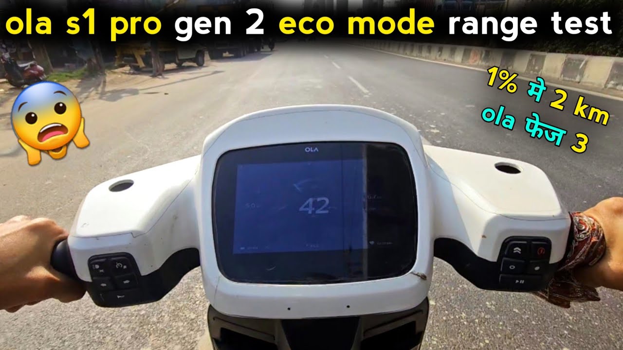 ola s1 pro gen 2 range test eco mode || ola s1 pro gen 2 range test