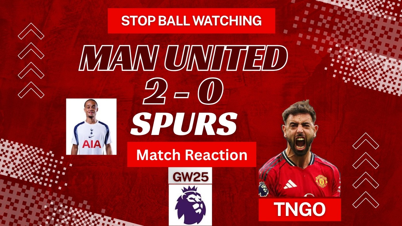 Man Utd demolish Spurs 2-0 | Match Reaction | GW25 Premier League #premierleague #manchesterunited