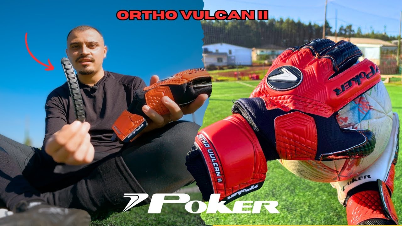 A LUVA DE GOLEIRO DA POKER MAIS INCRIVEL QUE JA USEI! (ORTHO VULCAN II)