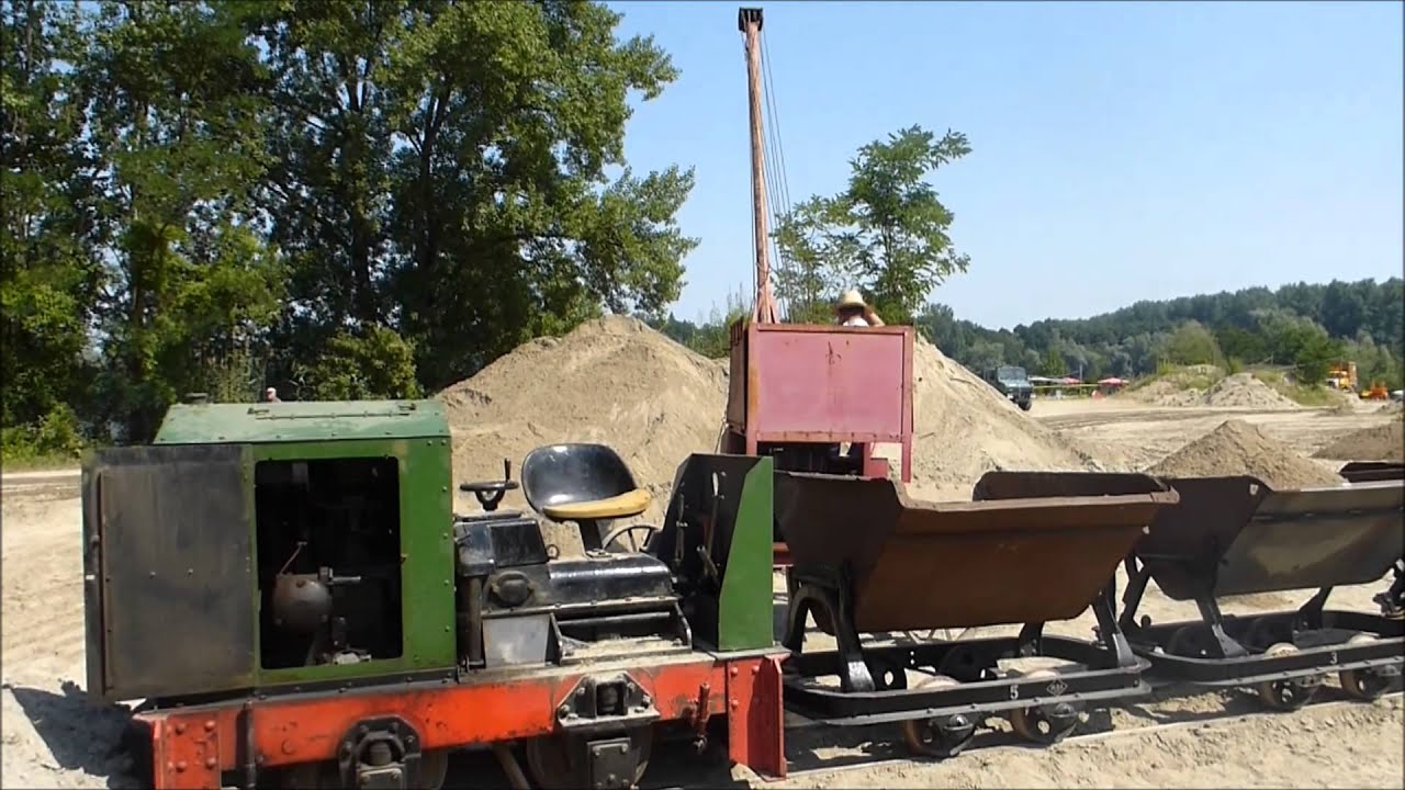 Feldbahn auf der historische Baustelle 2015