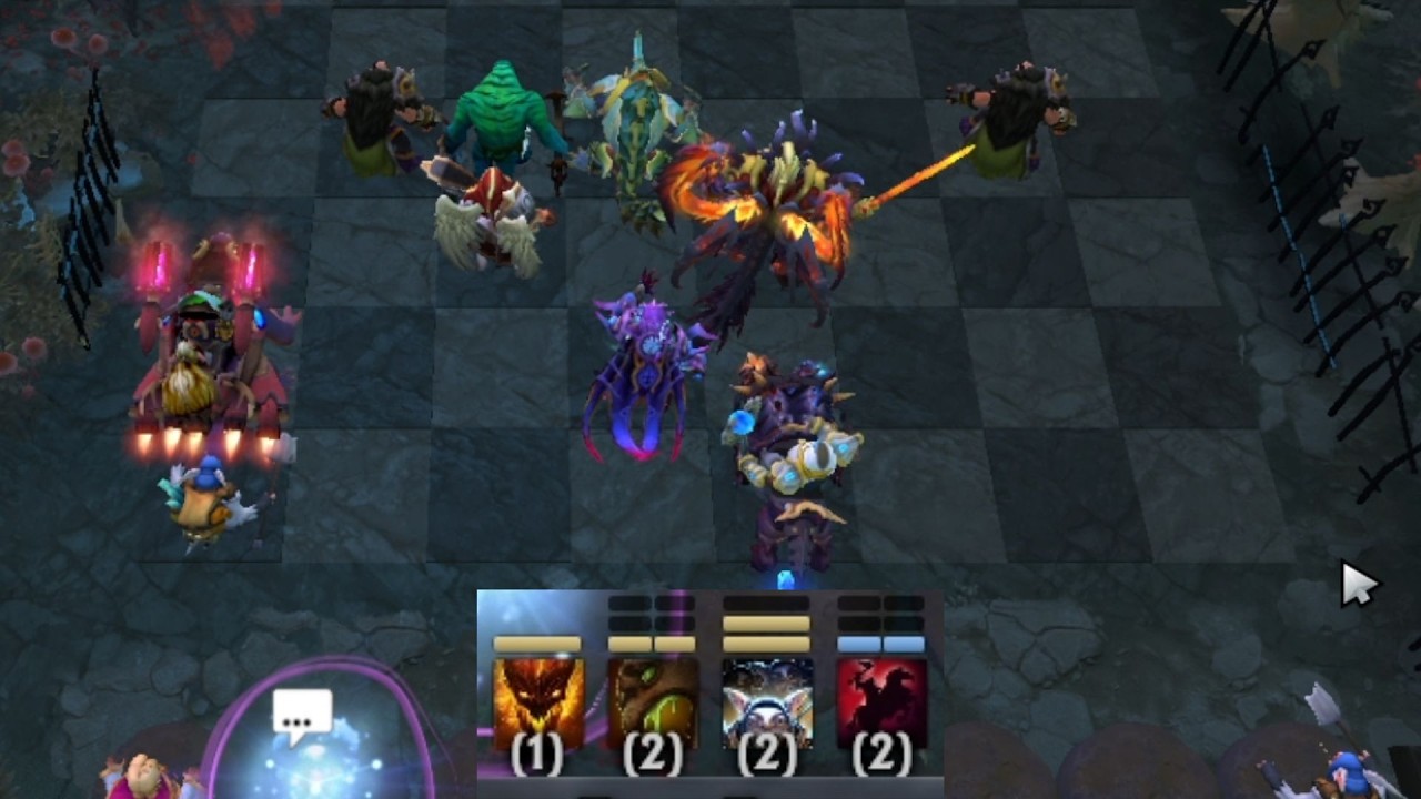 2kobold snap3 chen3 doom3 - Dota Auto Chess DAC