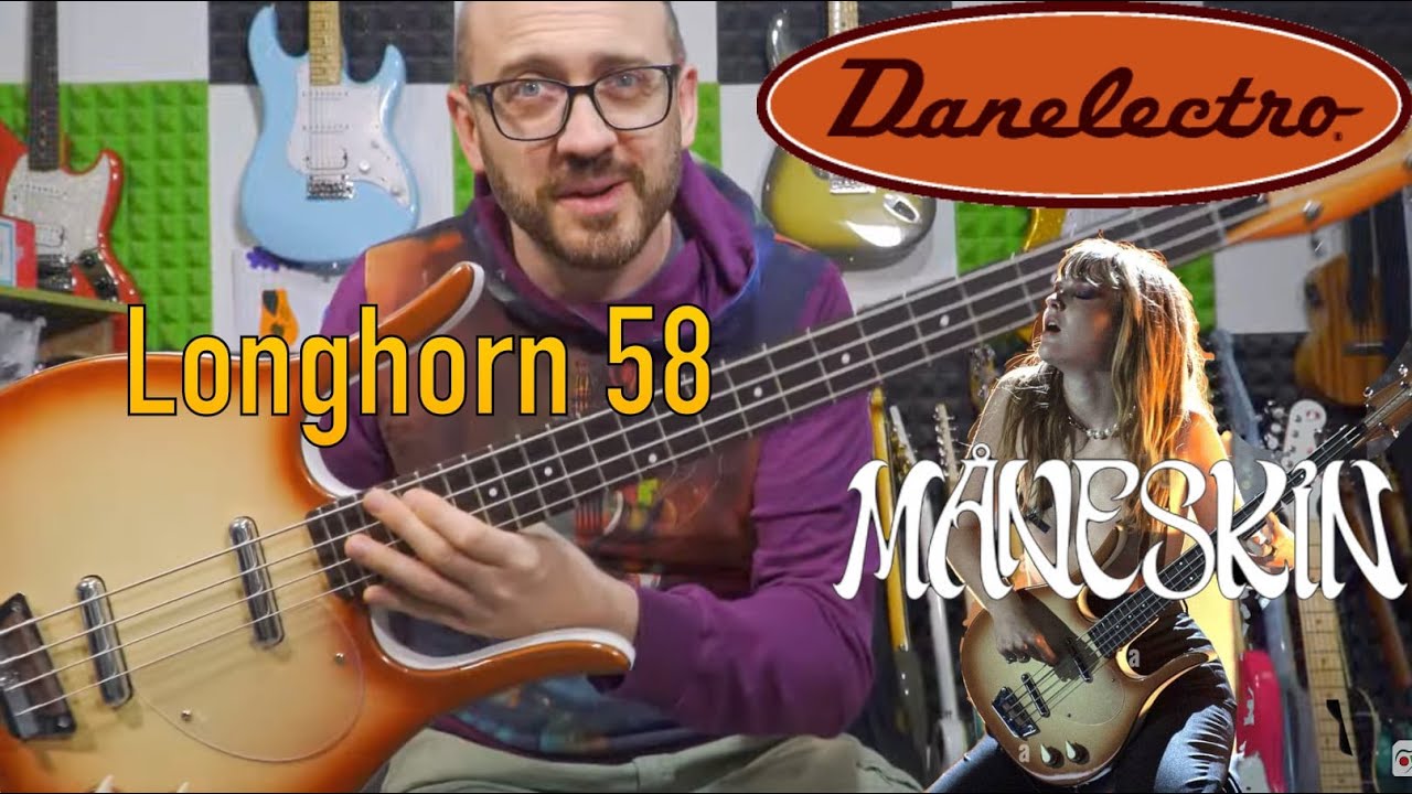 W Måneskinie PAŹDZIERZ się sprawdził: Danelectro 58 Longhorn Bass CB.
