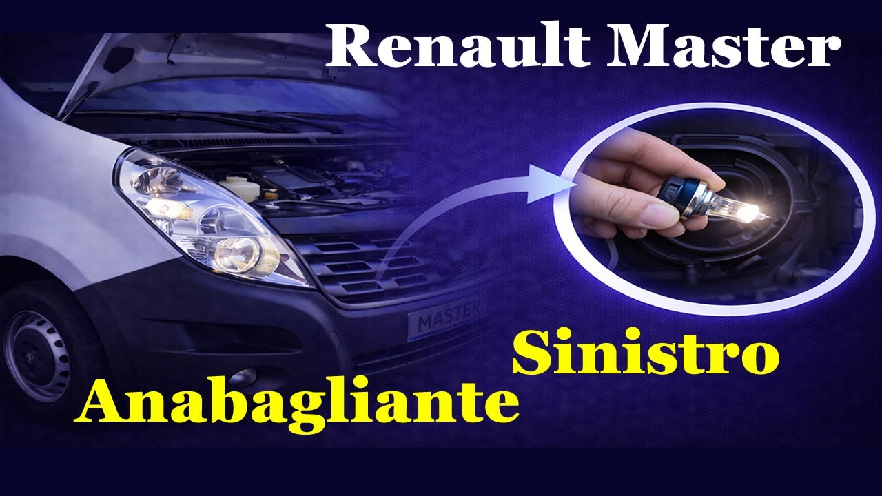 Renault Master - Sostituzione Anabbagliante Sinistro - Come Farlo da Soli