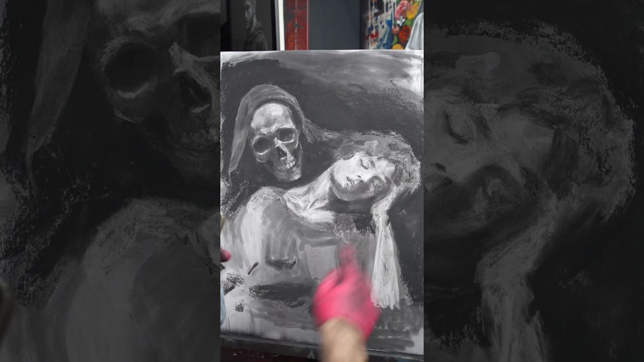 Рисунок углем #рисунок #рисунок #искусство #рисунокуглем #искусствоуглём #уголь #художник #тёмное...