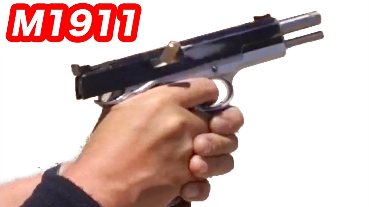 【実銃】コルト ガバメント1911  9mm 競技用カスタム 実弾射撃 マック堺 実銃レビュー