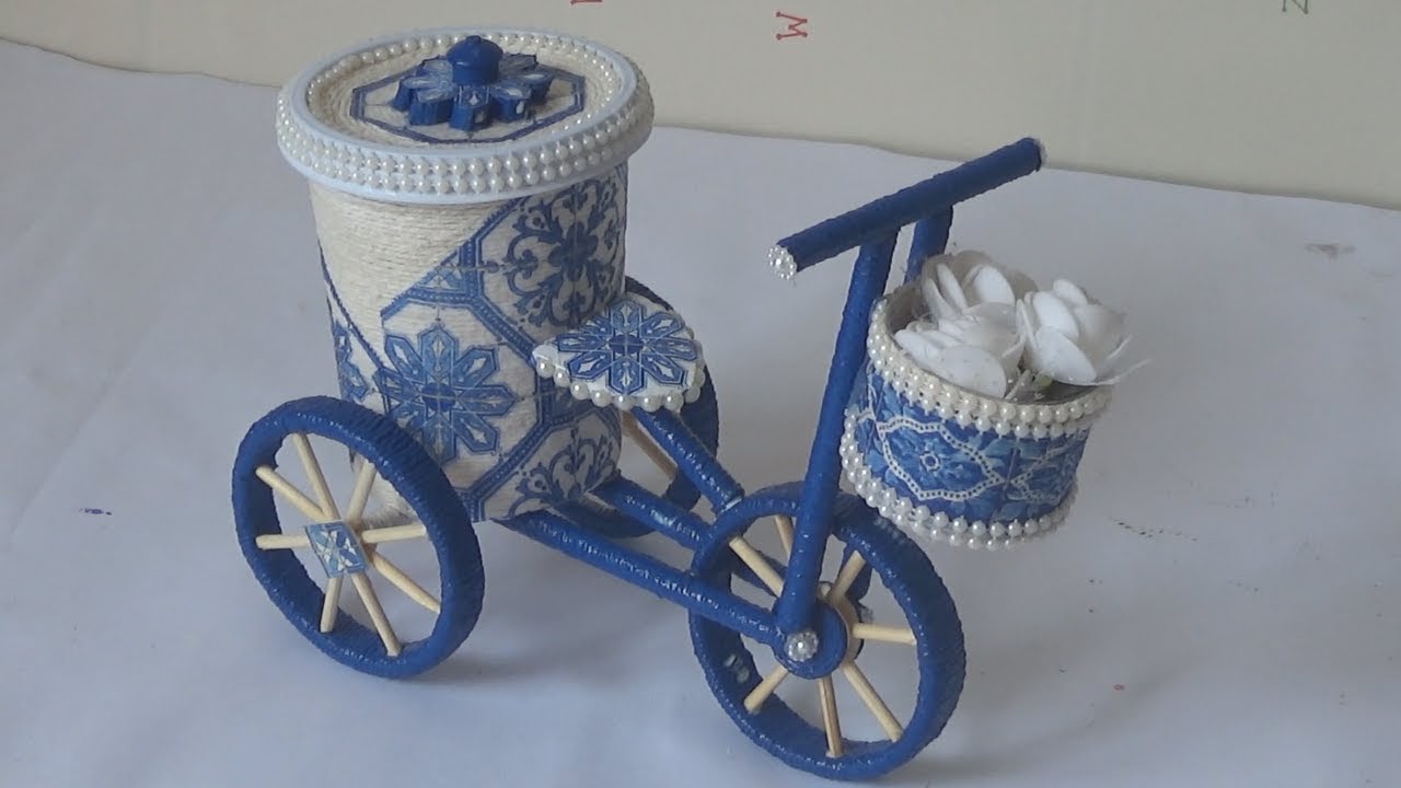 BICICLETA FEITA COM BARBANTE