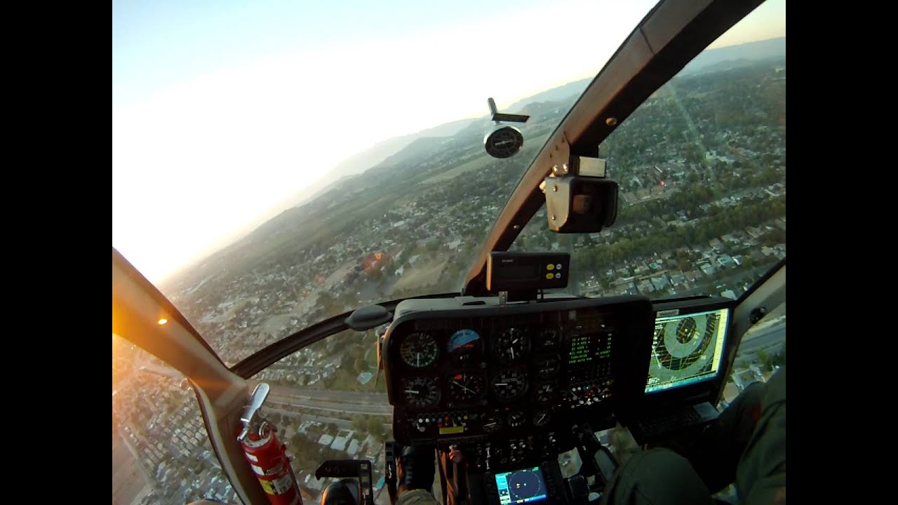 MD500E Evening Patrol Flight (Raw Video)