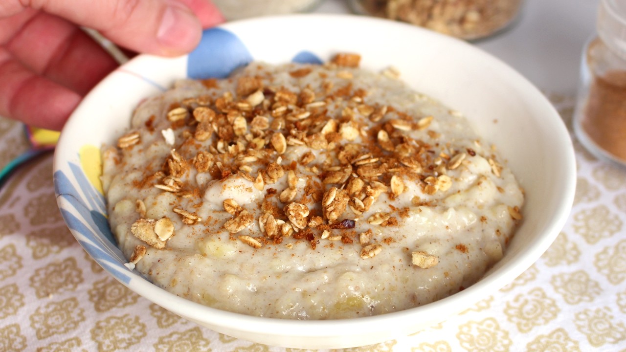MINGAU DE AVEIA COM BANANA - RECEITAS QUE AMO