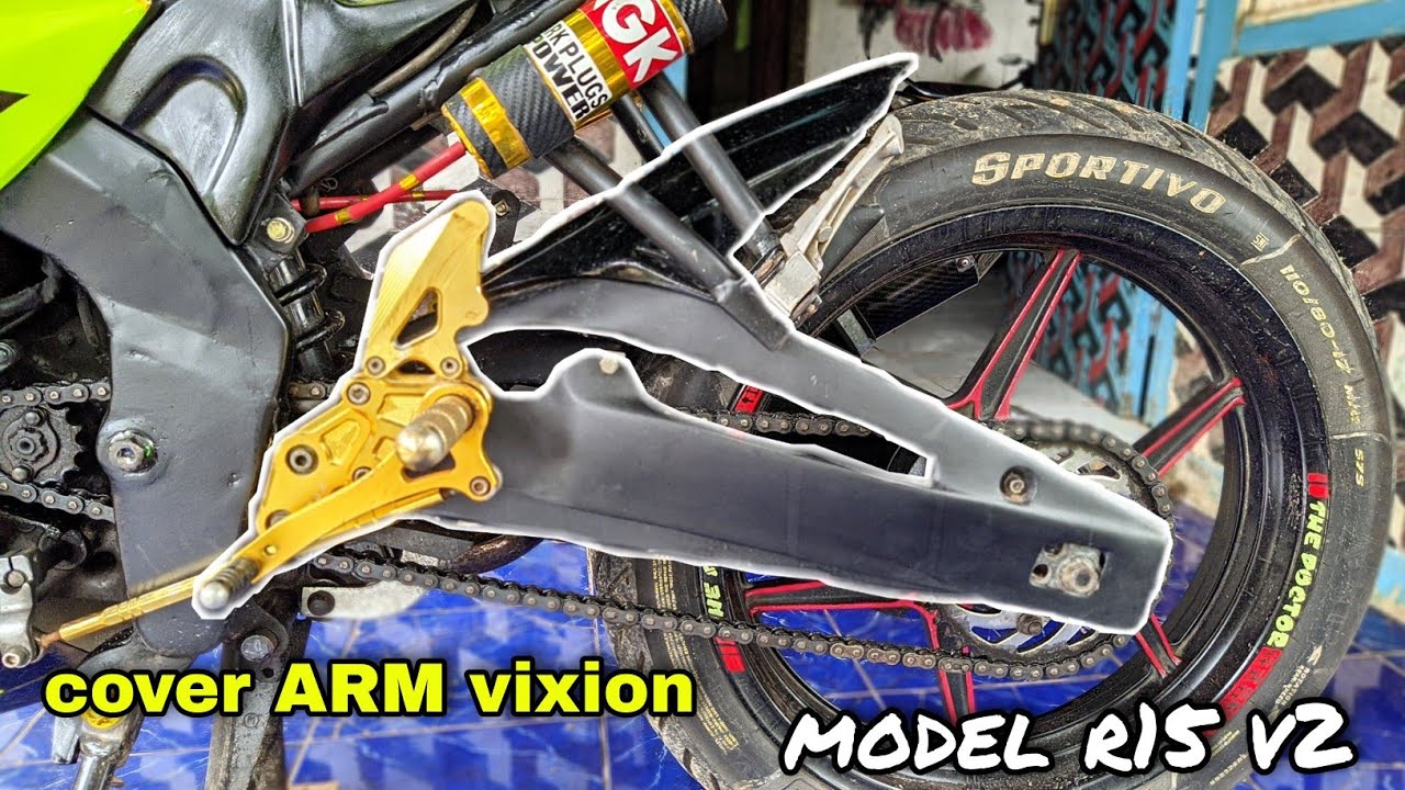 cara pasang cover arm vixion old model r15