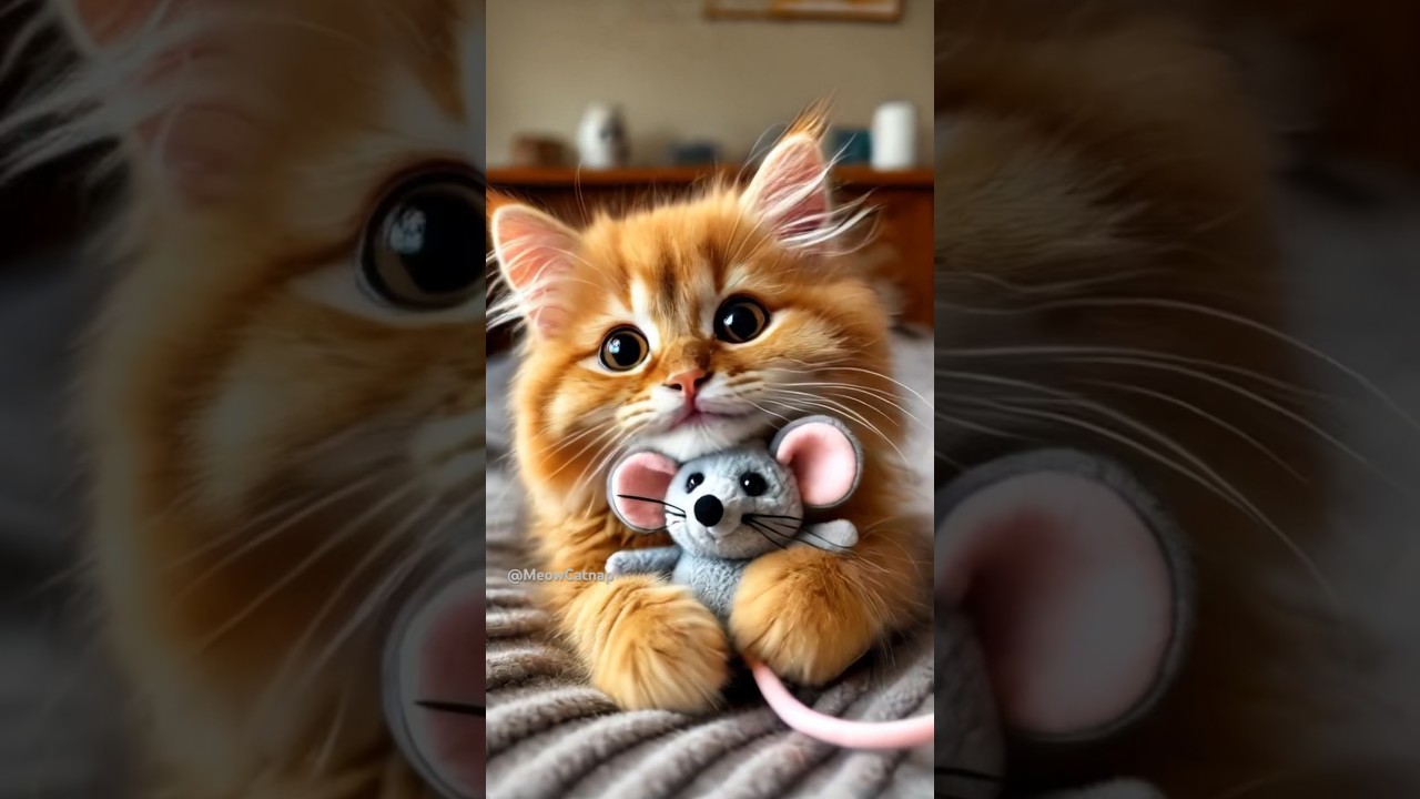 The Kitten Gets Trapped Inside a Claw Machine! 🙀 #cat #cute #goodstory