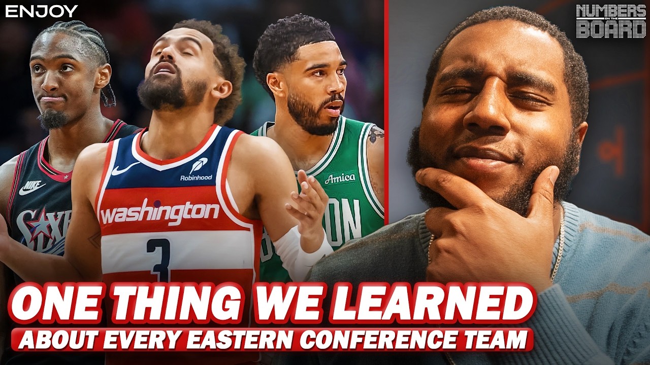 One Thing We Learned About Every Eastern Conference Team | Numbers On The Board