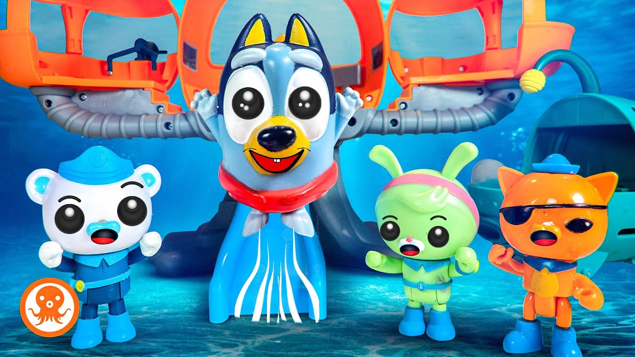 OCTONAUTS Rescue BABY BLUEY! Bluey joins Captain Barnacle at the OCTOPOD