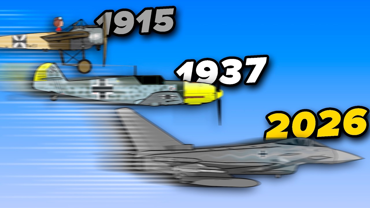 German Fighter Jets Evolution | Animation
