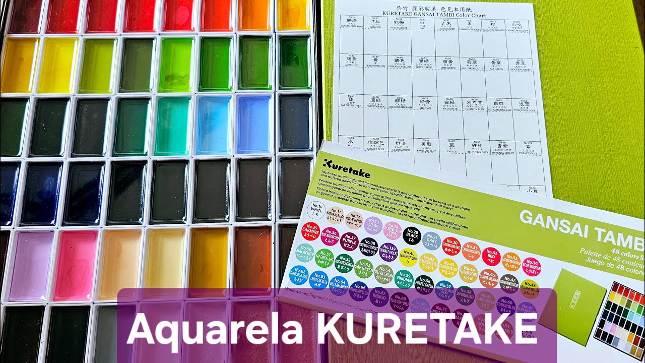 Aquarela KURETAKE Gansai Tambi
