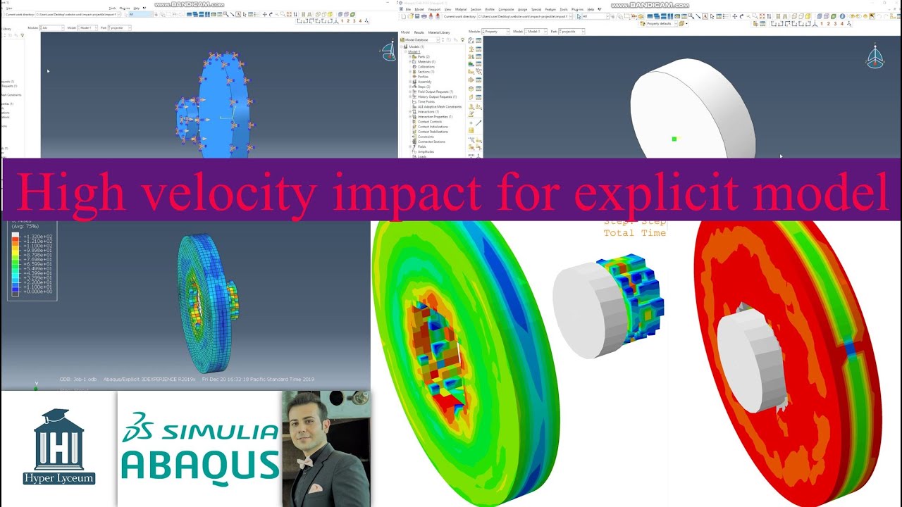 An example for high velocity impact