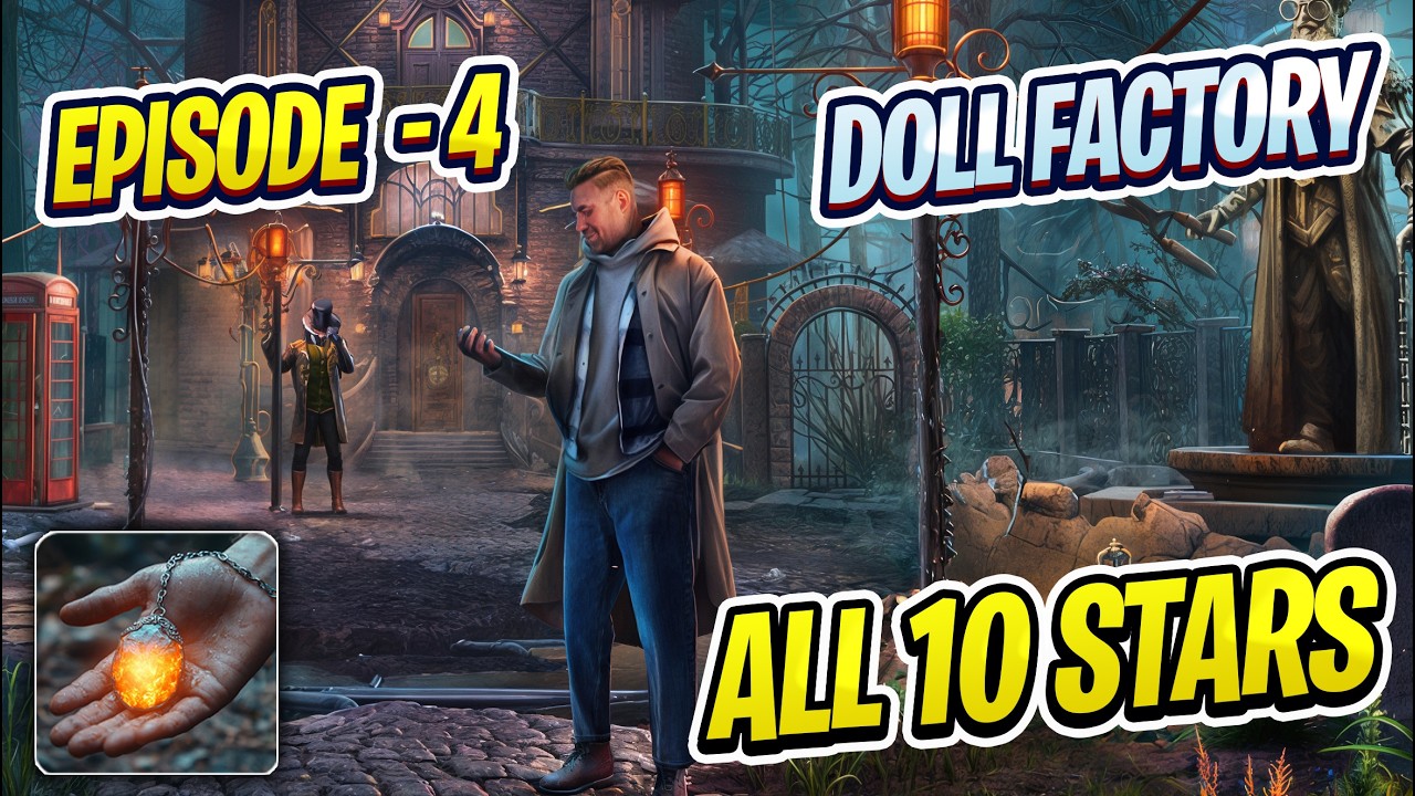 Artifact Seekers Doll Factory All 10 Stars Walkthrough - Episode 4 Full Game