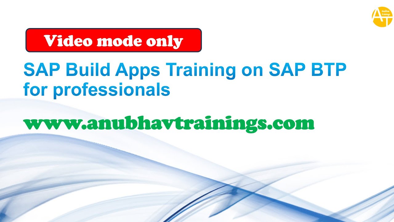SAP Build Apps end to end training for professionals | SAP BTP Build Low Code No Code development