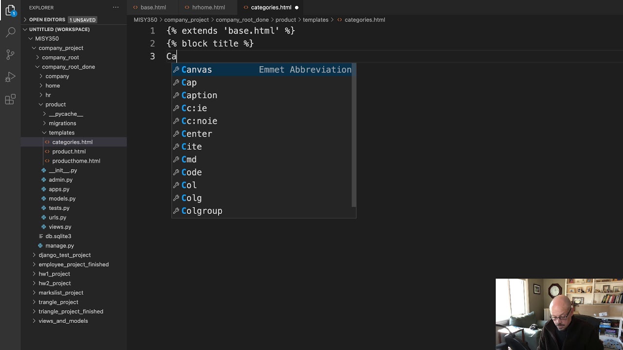 Implementing Template Inheritance