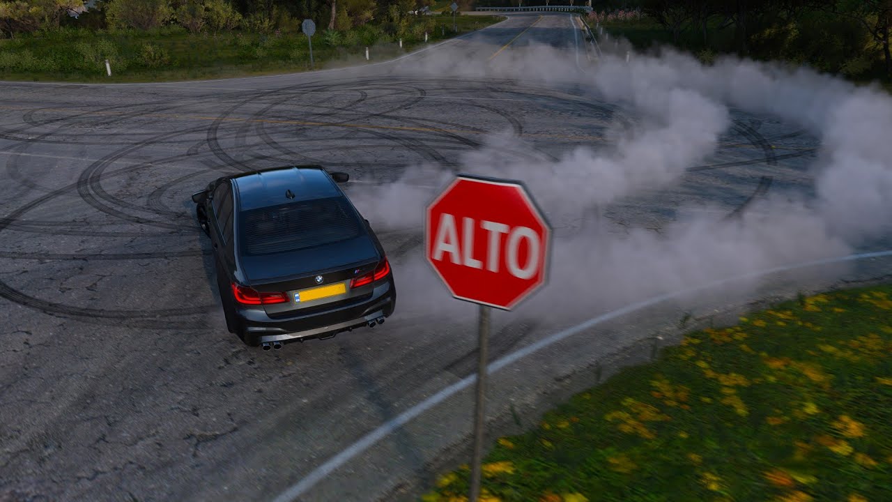 BMW GOES CRAZY AND DOES 360 DRIFTS?! | BMW M5 POV DRIVE | FORZA HORIZON 5