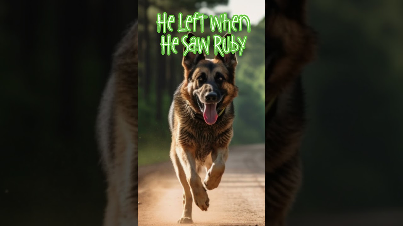 Creepy Neighbor Left When He Saw Ruby the German Shepherd - A Scary HOME ALONE Story Lady Grimm